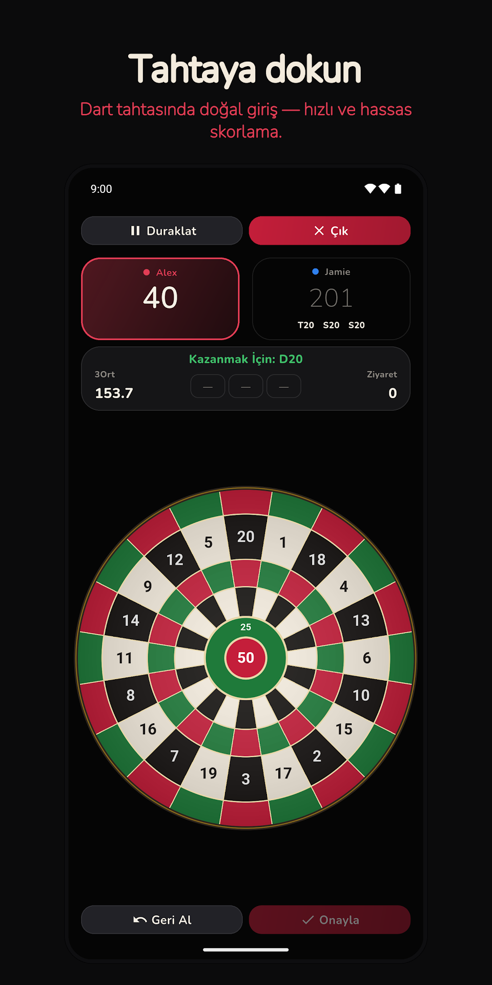 Darts Scorer ekran görüntüsü 3