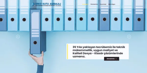 Kurumsal Web Sitesi oluşturuldu